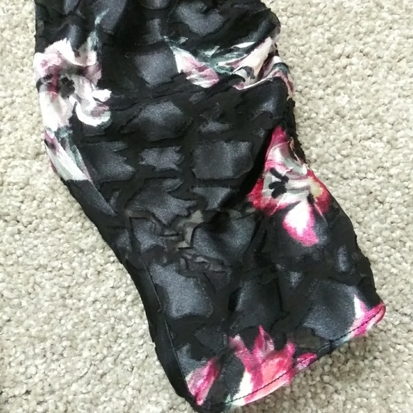 NWT Sz 0 Rebecca Taylor Silk Velvet Floral Top - Picture 11 of 11